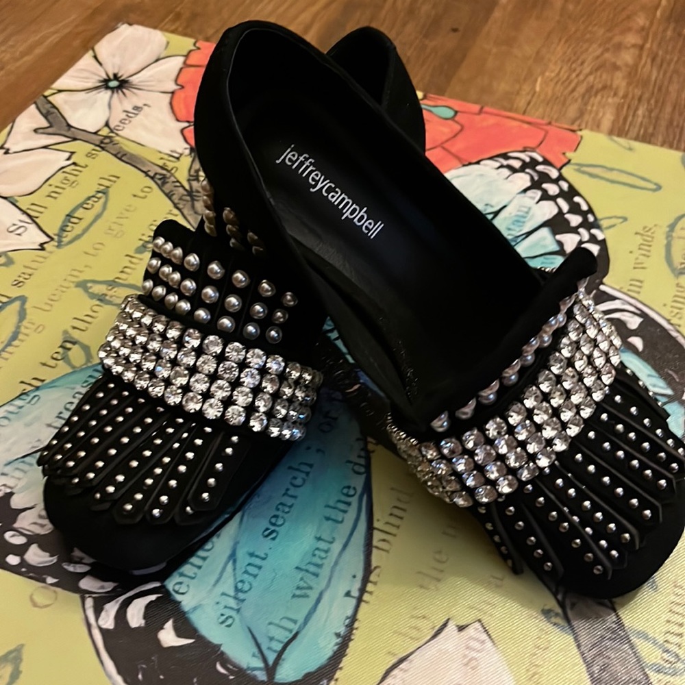 Beautiful fancy suede loafer
